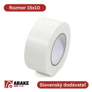 elektrikárska pvc páska biela 15x10